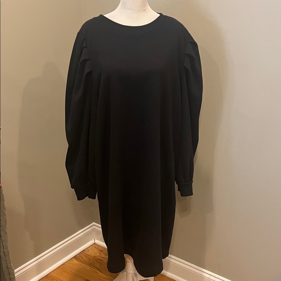 Prologue Black Long Puff Sleeve Dress Size XXL - Picture 2 of 9